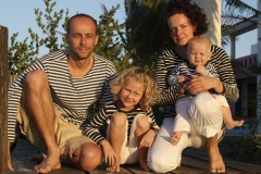 Tomáš Hajzler s rodinou